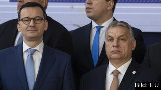 Mateusz Morawiecki och Viktor Orbán.