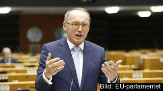 Den österrikiske kristdemokratiske EU-parlamentarikern Othmar Karas. Arkivbild.
