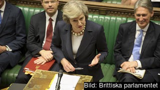 Den brittiska premiärministern Theresa May presenterade i måndags sin plan B för EU-utträdet. Arkivbild